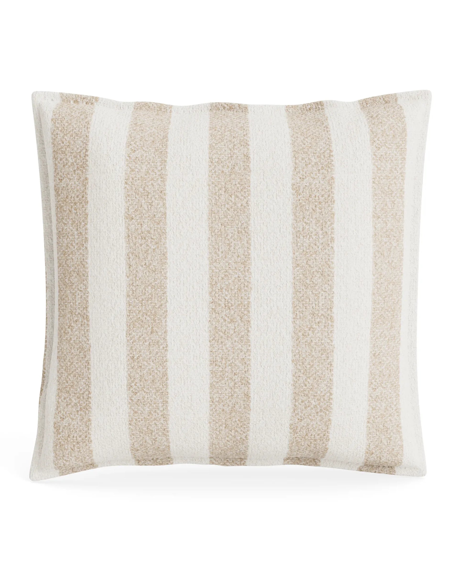 Hem Cushion 55cm x 55cm - Marnie Stripe Sand