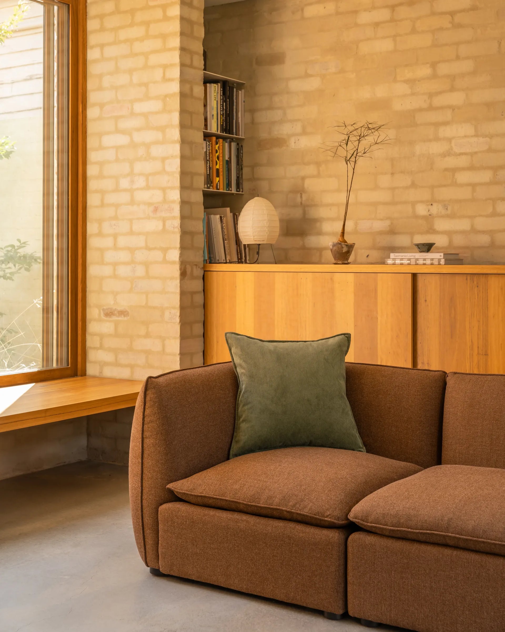 Hem Cushion 55cm x 55cm - Corduroy Forest