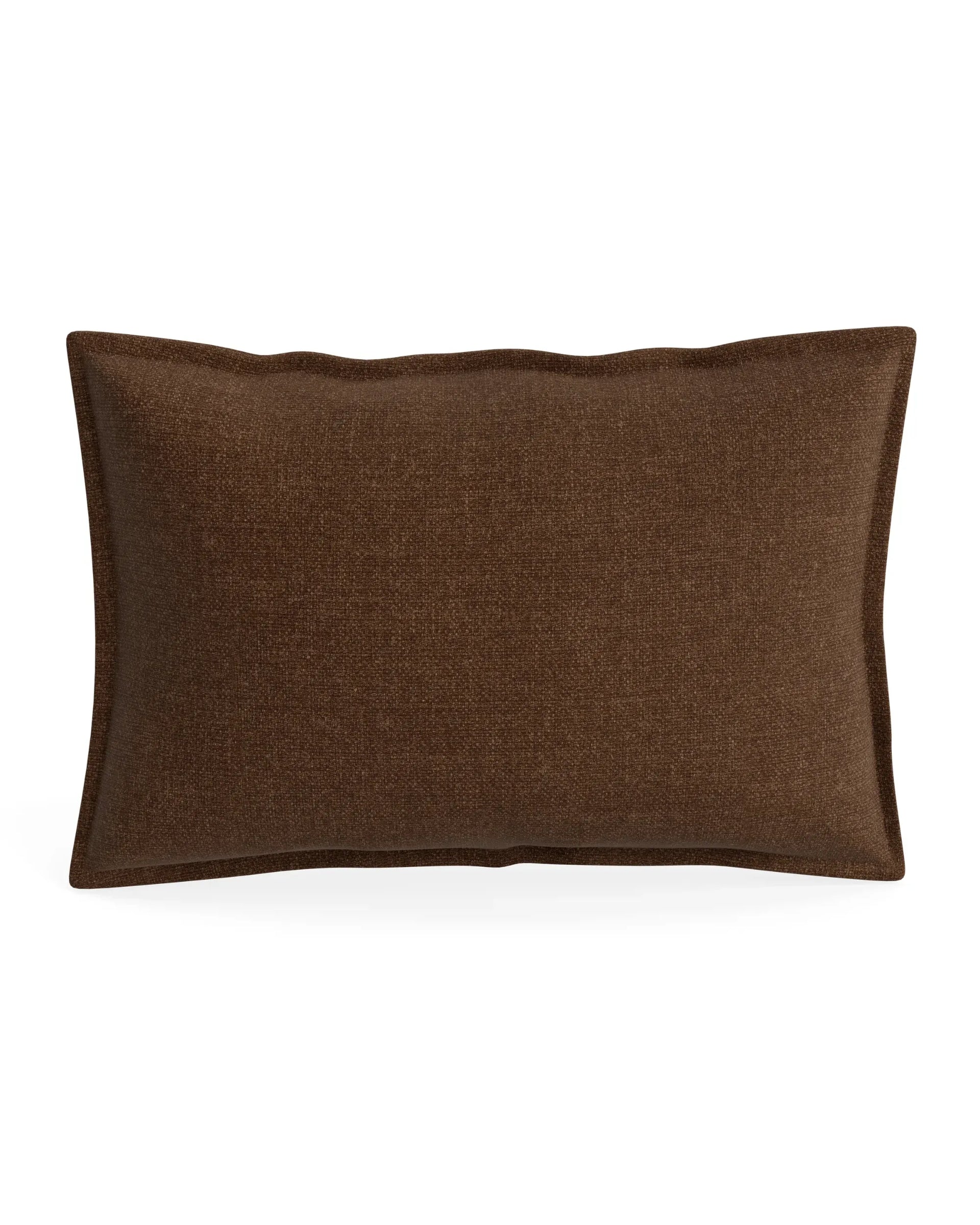 Hem Cushion 40cm x 60cm - Fossil Chocolate