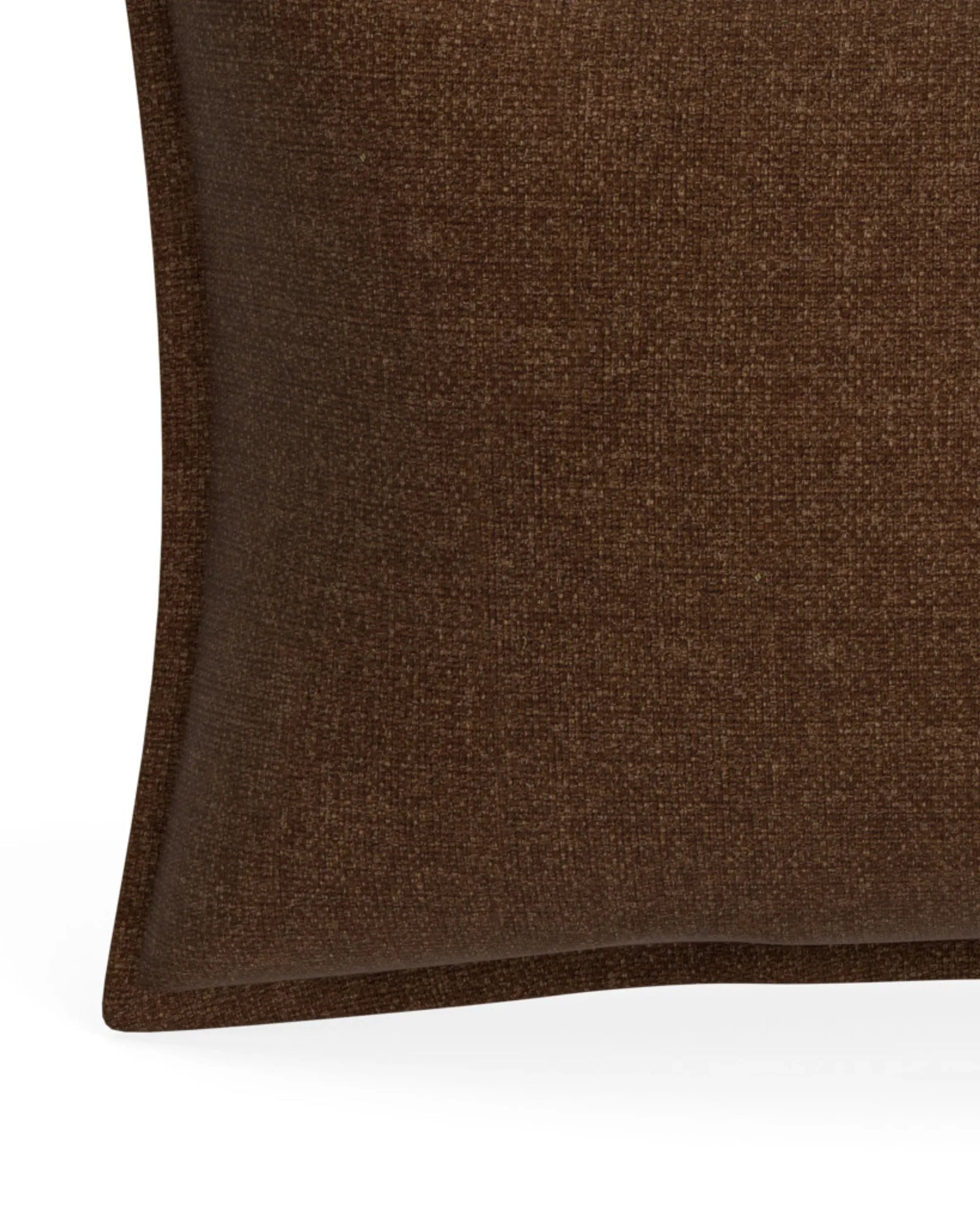 Hem Cushion 40cm x 60cm - Fossil Chocolate