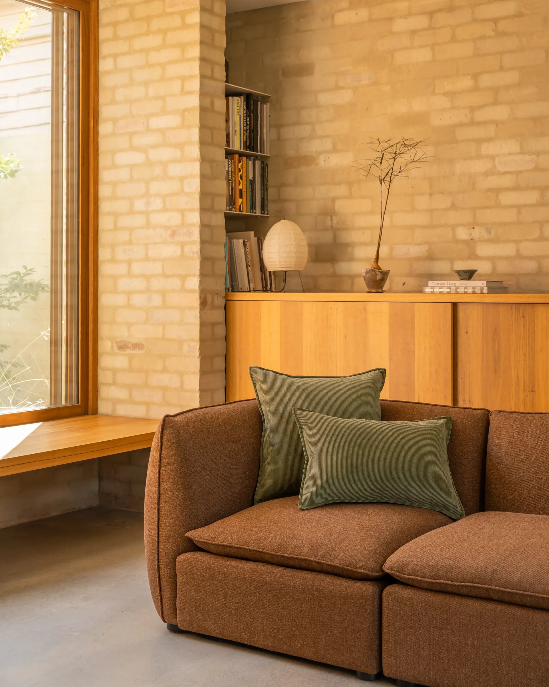 Hem Cushion 40cm x 60cm - Corduroy Forest