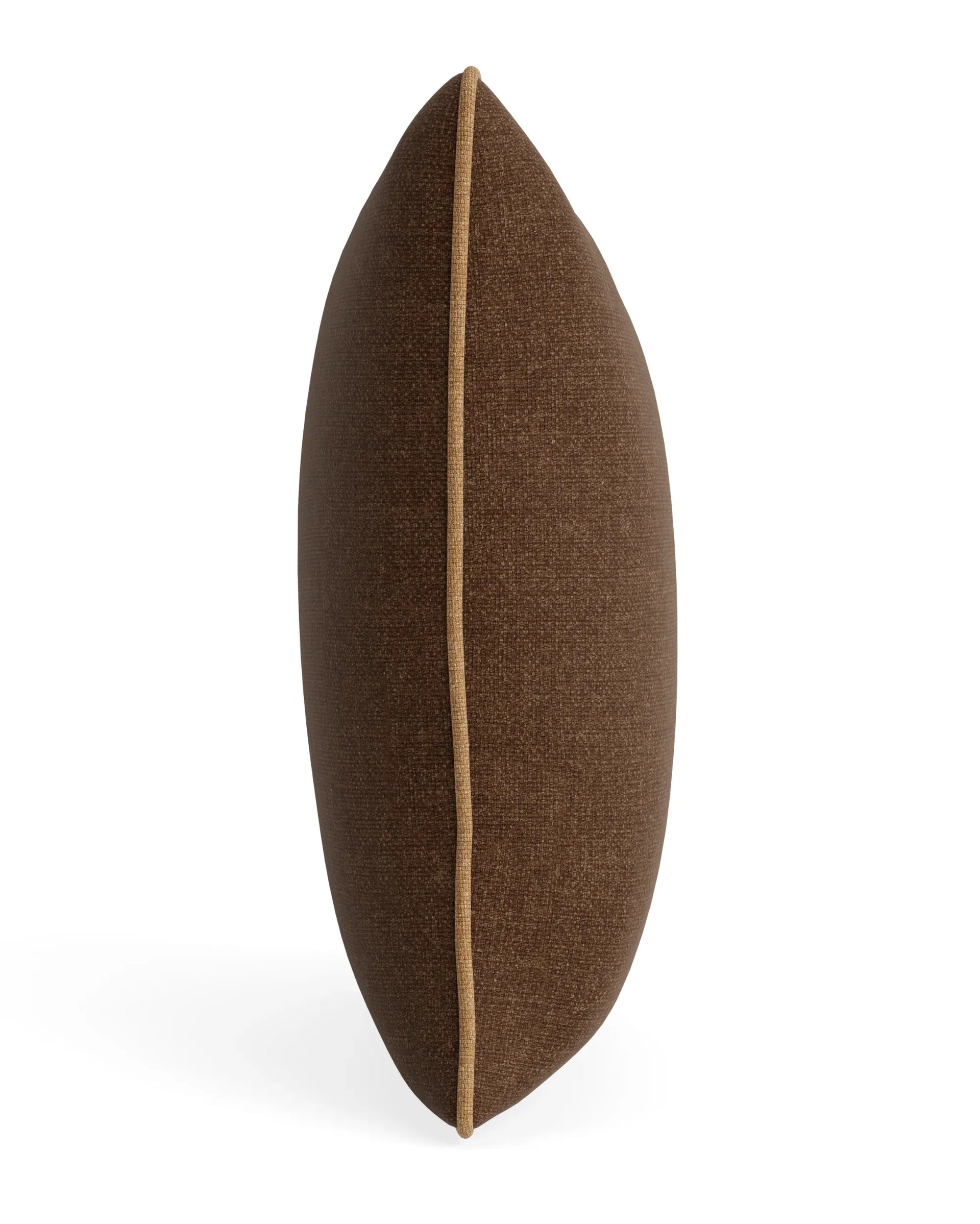 Border Cushion 55cm x 55cm - Fossil Chocolate / Fossil Fawn