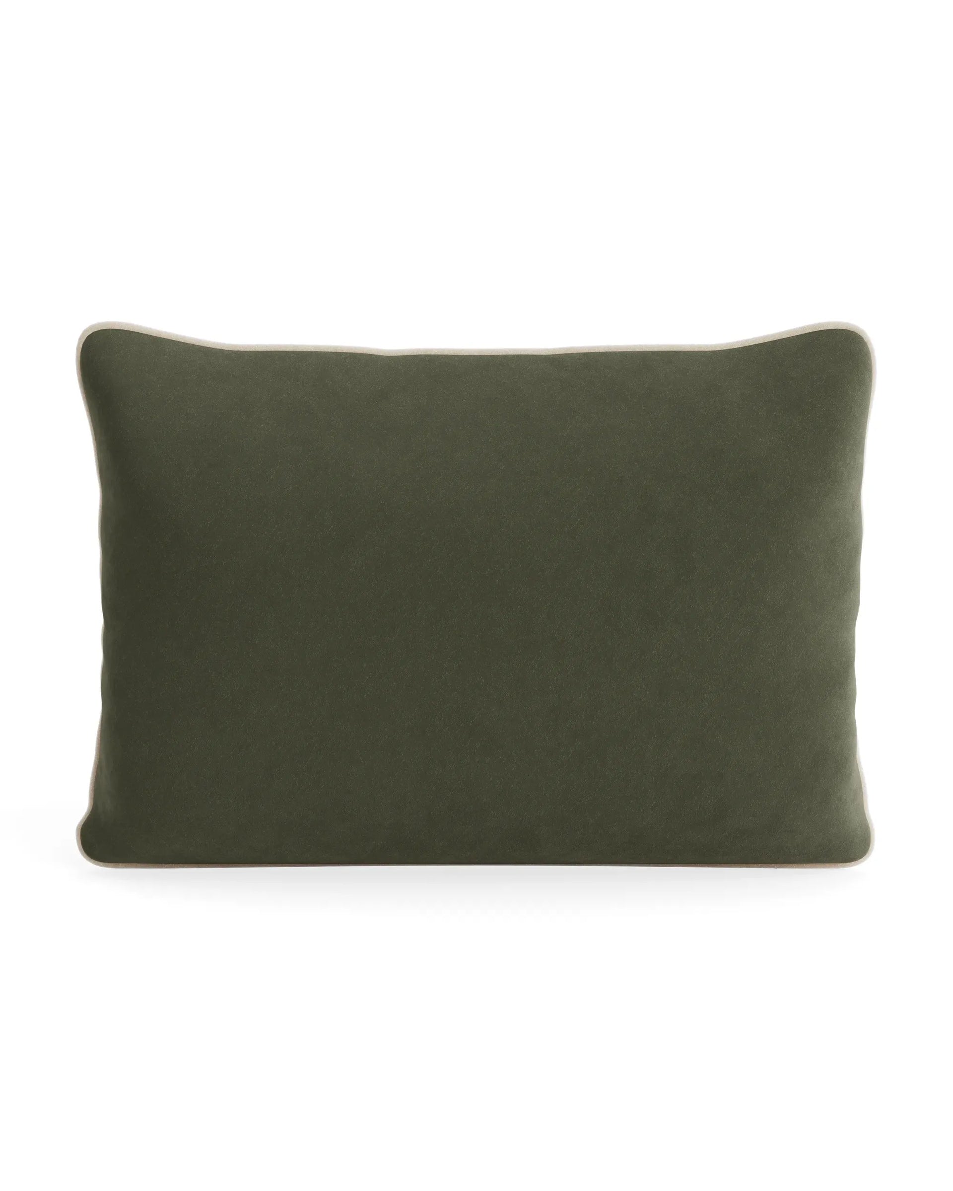 Border Cushion 40cm x 60cm - Eden Leaf / Eden Ecru