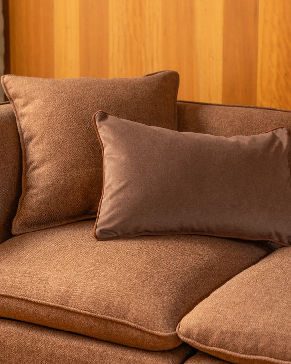 Border Cushion 40cm x 60cm - Eden Java / Eden Brick