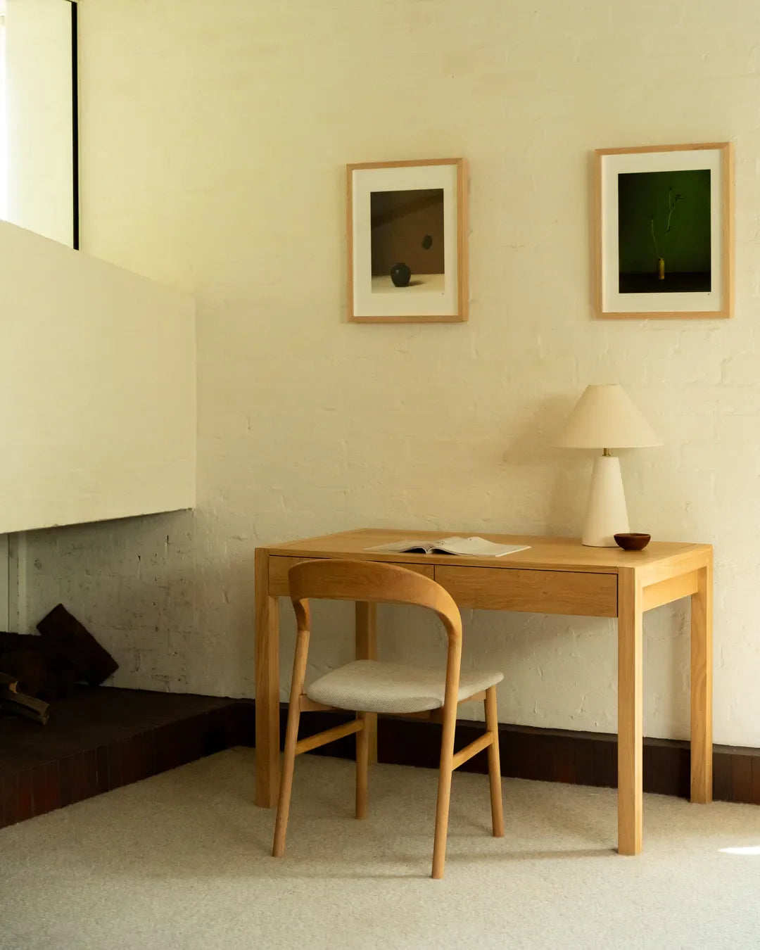 Captivate Office Desk - Oak