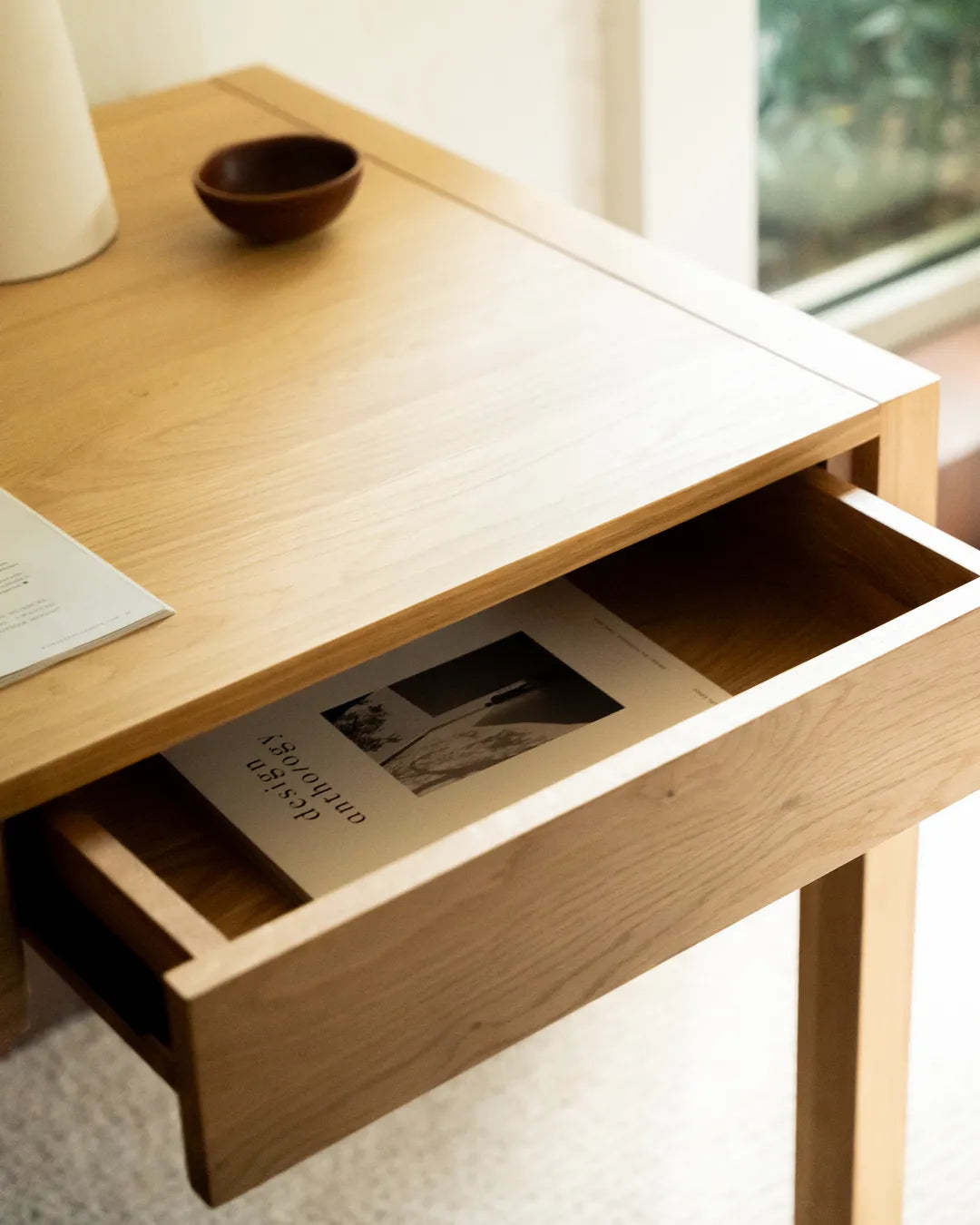 Captivate Office Desk - Oak