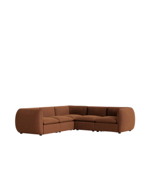 Muro Corner Sofa - Corduroy Cocoa