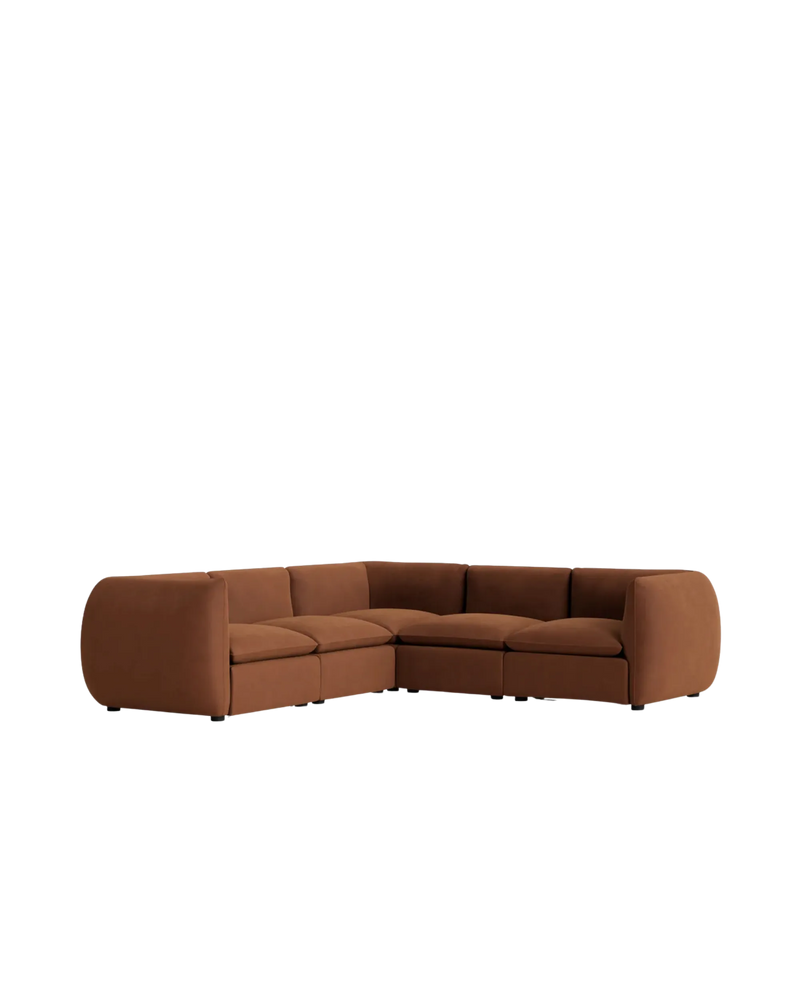 Muro Corner Sofa - Corduroy Cocoa