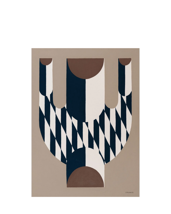 Vase with Diagonal Pattern 70Cm X 100Cm