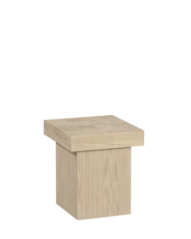 Check Side Table - Oak