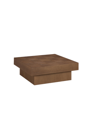 Check Coffee Table - Deep Oak