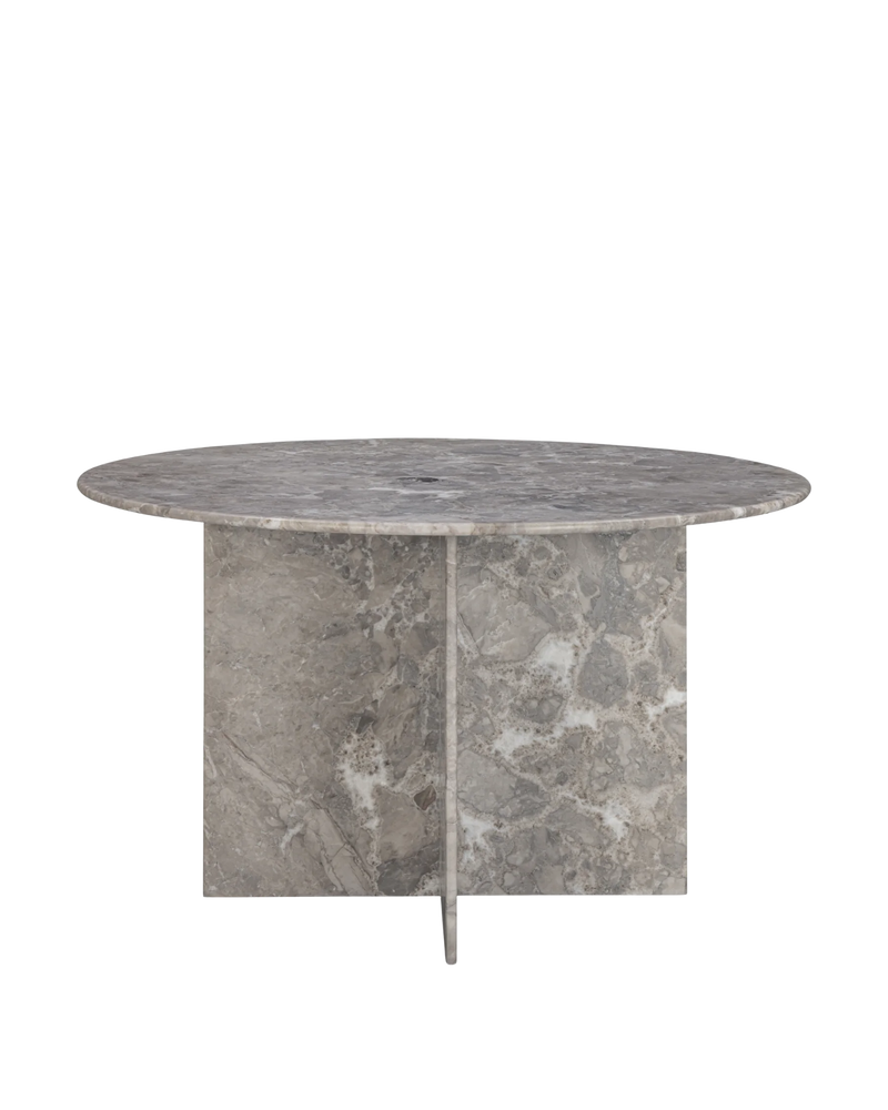 Clara Round Dining Table 120cm - Tide Pool Marble