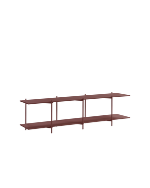 Cross Shelving Unit Low - Fudge
