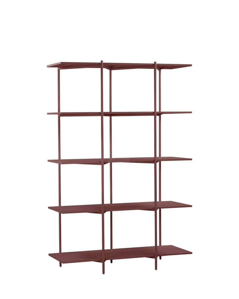 Cross Shelving Unit Tall - Fudge