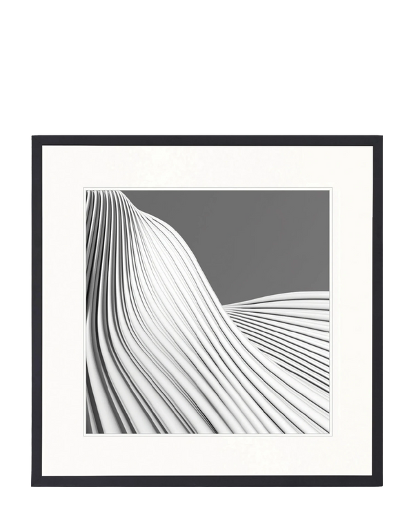 Contours I Print 87cm x 107.6cm Black Frame