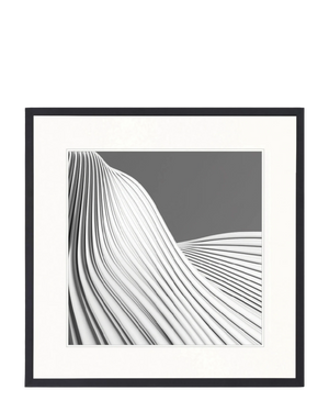 Contours I Print 100cm x 140cm Black Frame