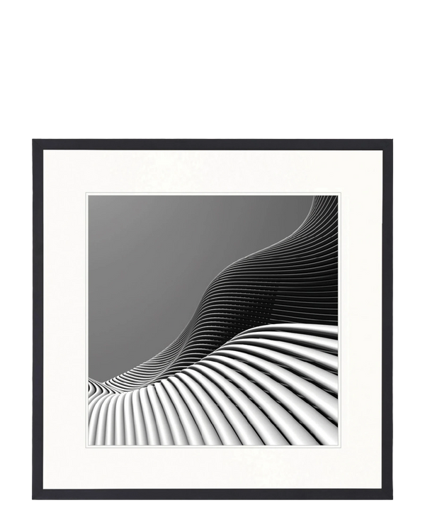 Contours III Print 100cm x 140cm Black Frame