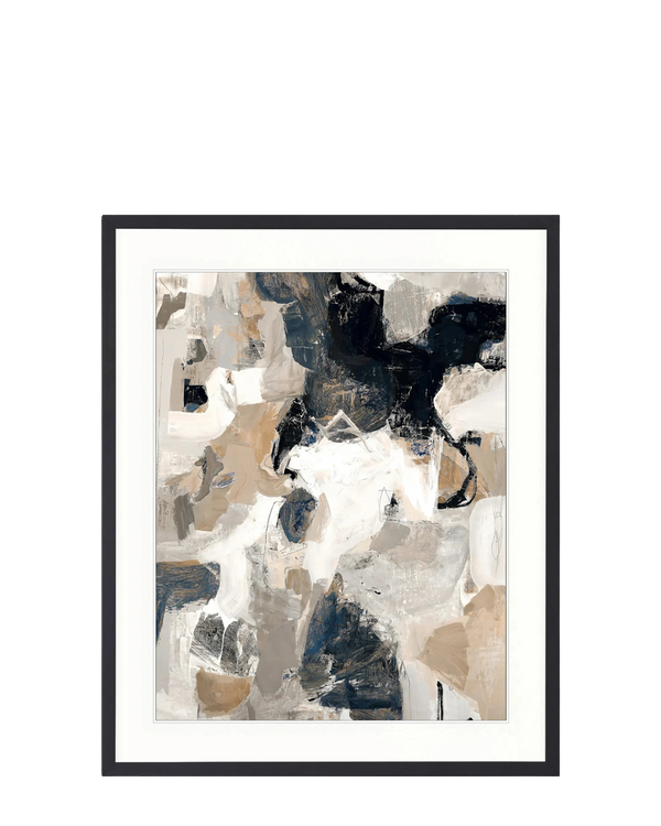 Darlana Abstract II Print 87cm x 107.6cm Black Frame