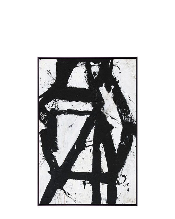 Solar Drift - Platinum Canvas Print 123cm x 183cm Black Frame