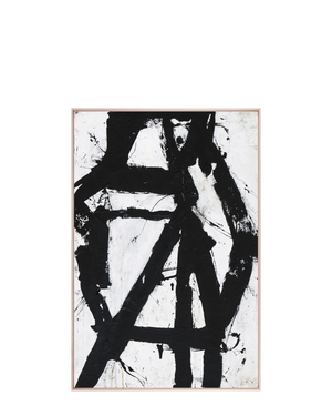 Solar Drift - Platinum Canvas Print 123cm x 183cm Oak Frame