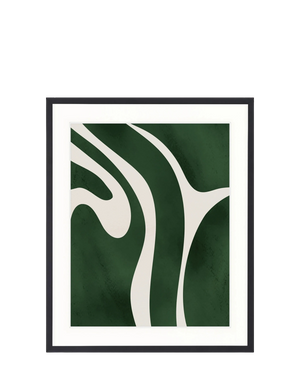 Linea Abstract I Print 100cm x 140cm Black Frame