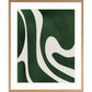 Linea Abstract II Print 87cm x 107.6cm Whitewash Oak Frame