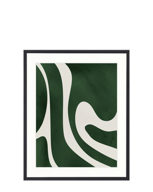 Linea Abstract II Print 100cm x 140cm Black Frame