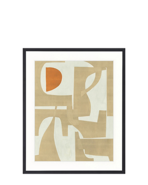 Merabu Collage I Print 87cm x 107.6cm Black Frame