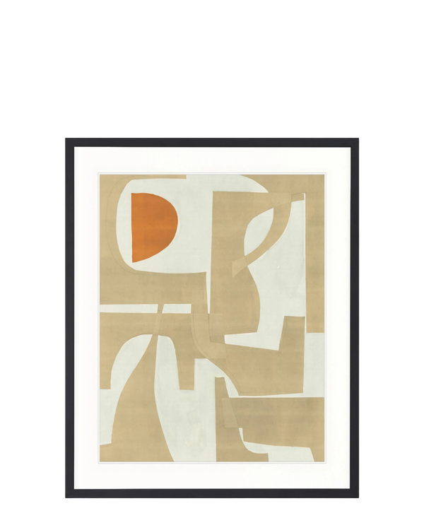 Merabu Collage I Print 63cm x 82cm Black Frame