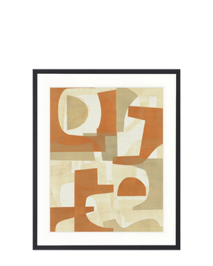 Merabu Collage III Print 87cm x 107.6cm Black Frame