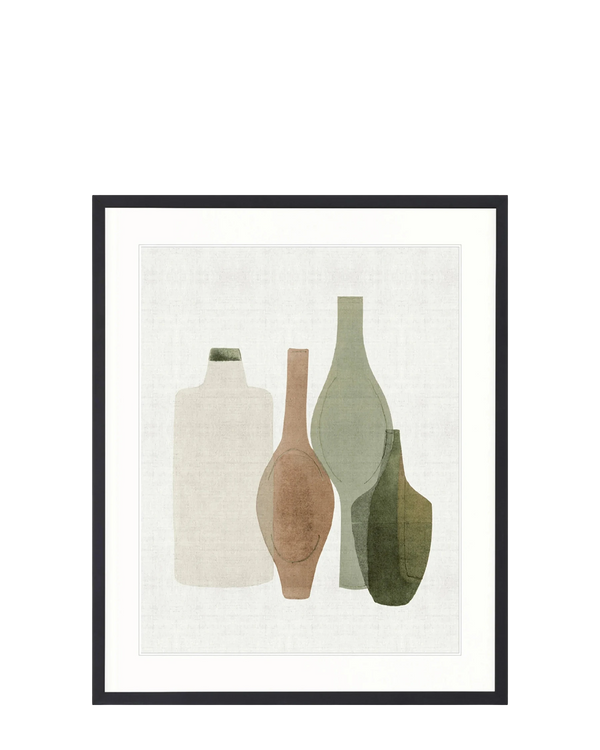 Modesto Vessel II Print 87cm x 107.6cm Black Frame