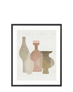 Modesto Vessel III Print 63cm x 82cm Black Frame