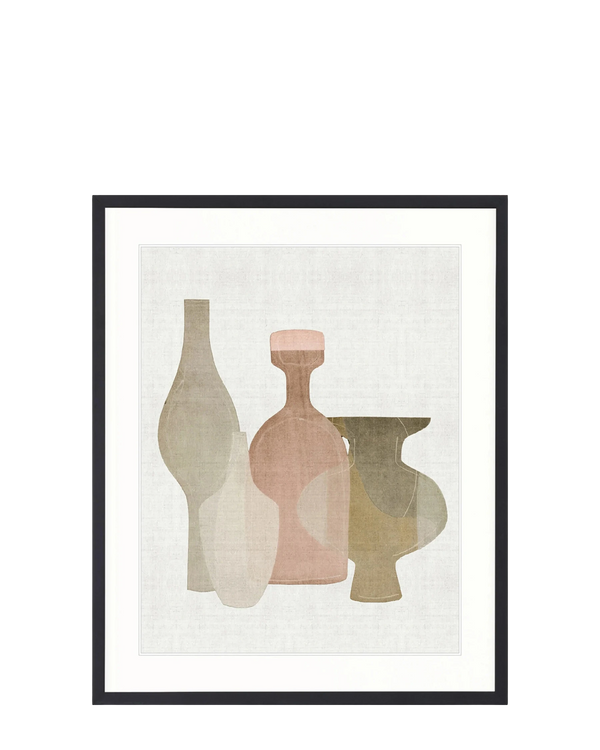 Modesto Vessel III Print 63cm x 82cm Black Frame