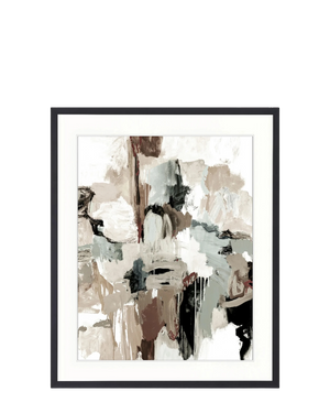 Ori Cubes IV Print 63cm x 82cm Black Frame