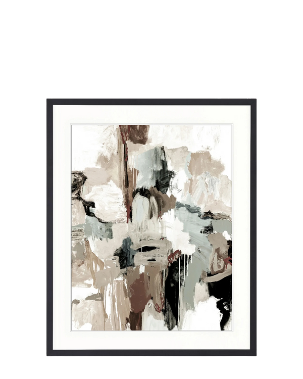 Ori Cubes IV Print 63cm x 82cm Black Frame