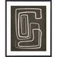 Pessoa Modern Print I 63cm x 82cm Black Frame