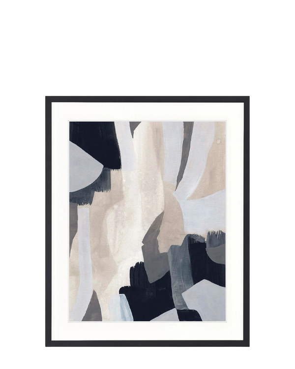Havana Abstract II Giclee Print 100cm x 140cm Black Frame