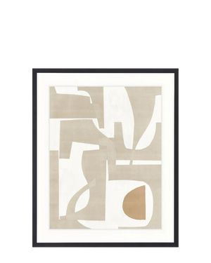 Desert Moon III Print 87cm x 107.6cm Black Frame