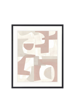 Desert Moon IV Print 100cm x 140cm Black Frame