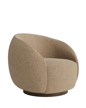 Lark Swivel Armchair - Copenhagen Espresso