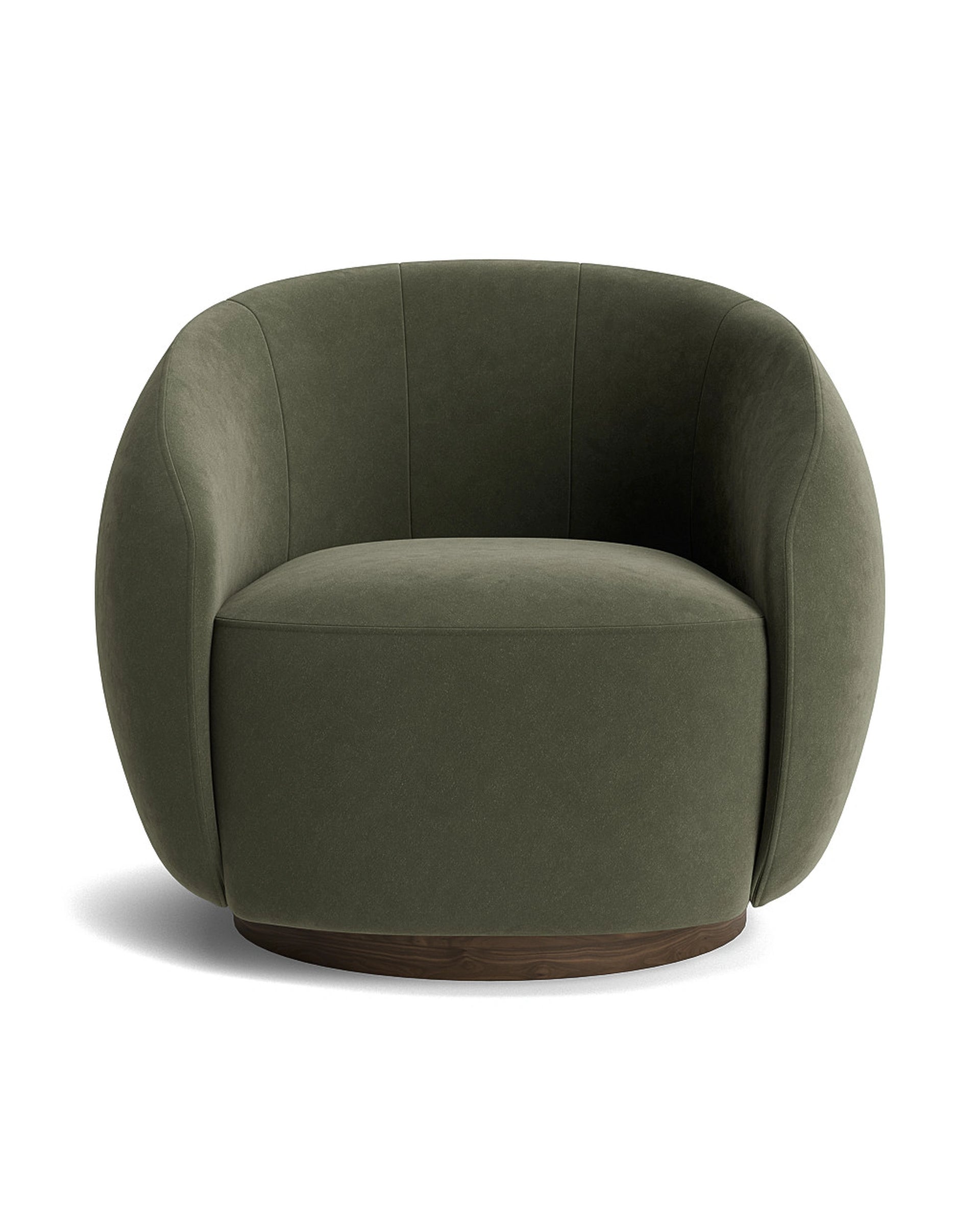 Lark Swivel Armchair - Eden Leaf