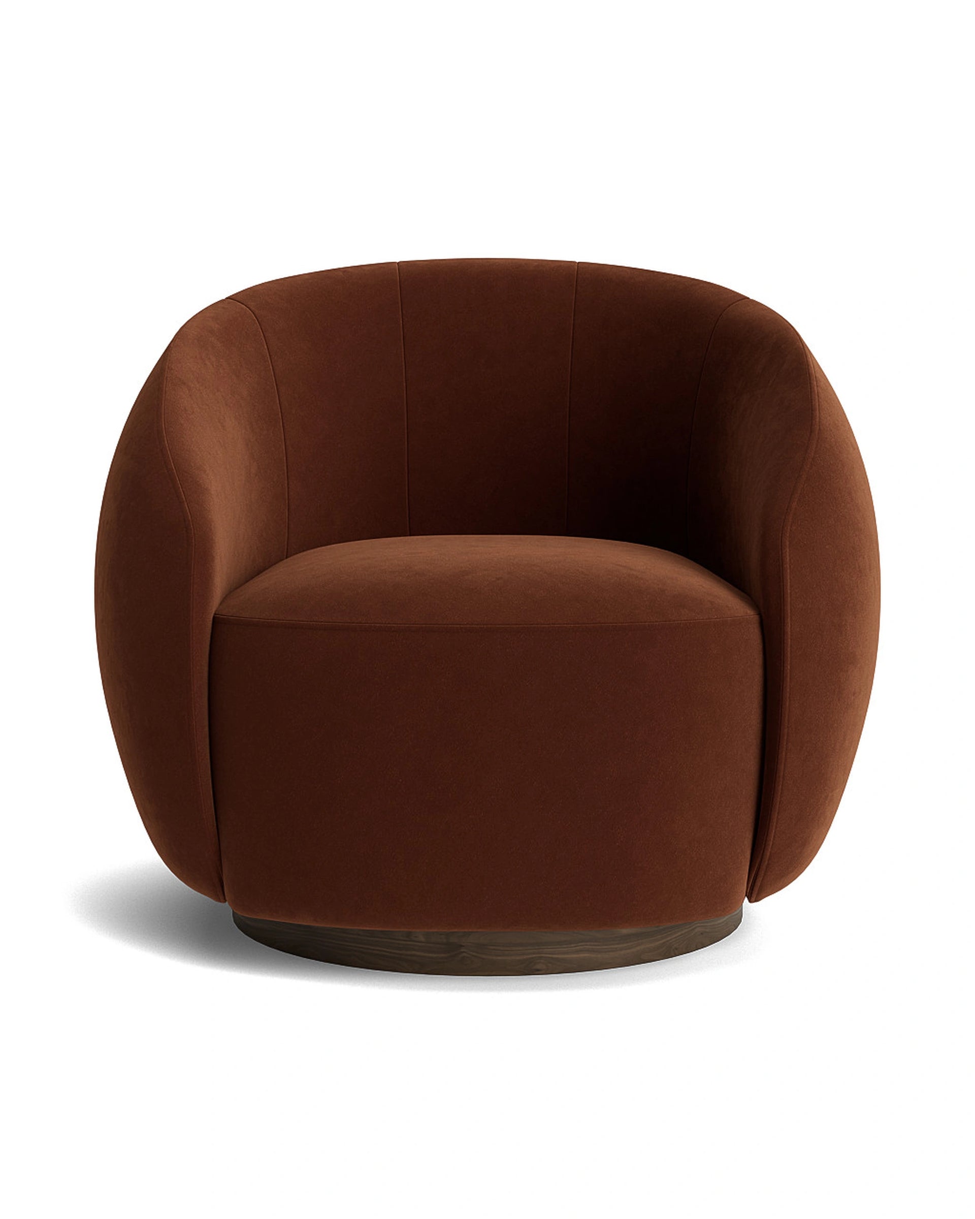 Lark Swivel Armchair - Eden Brick