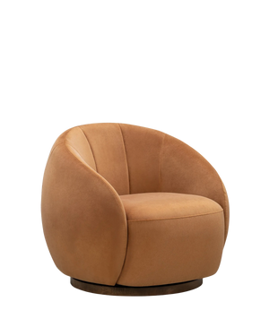Lark Swivel Armchair - Opal Ochre