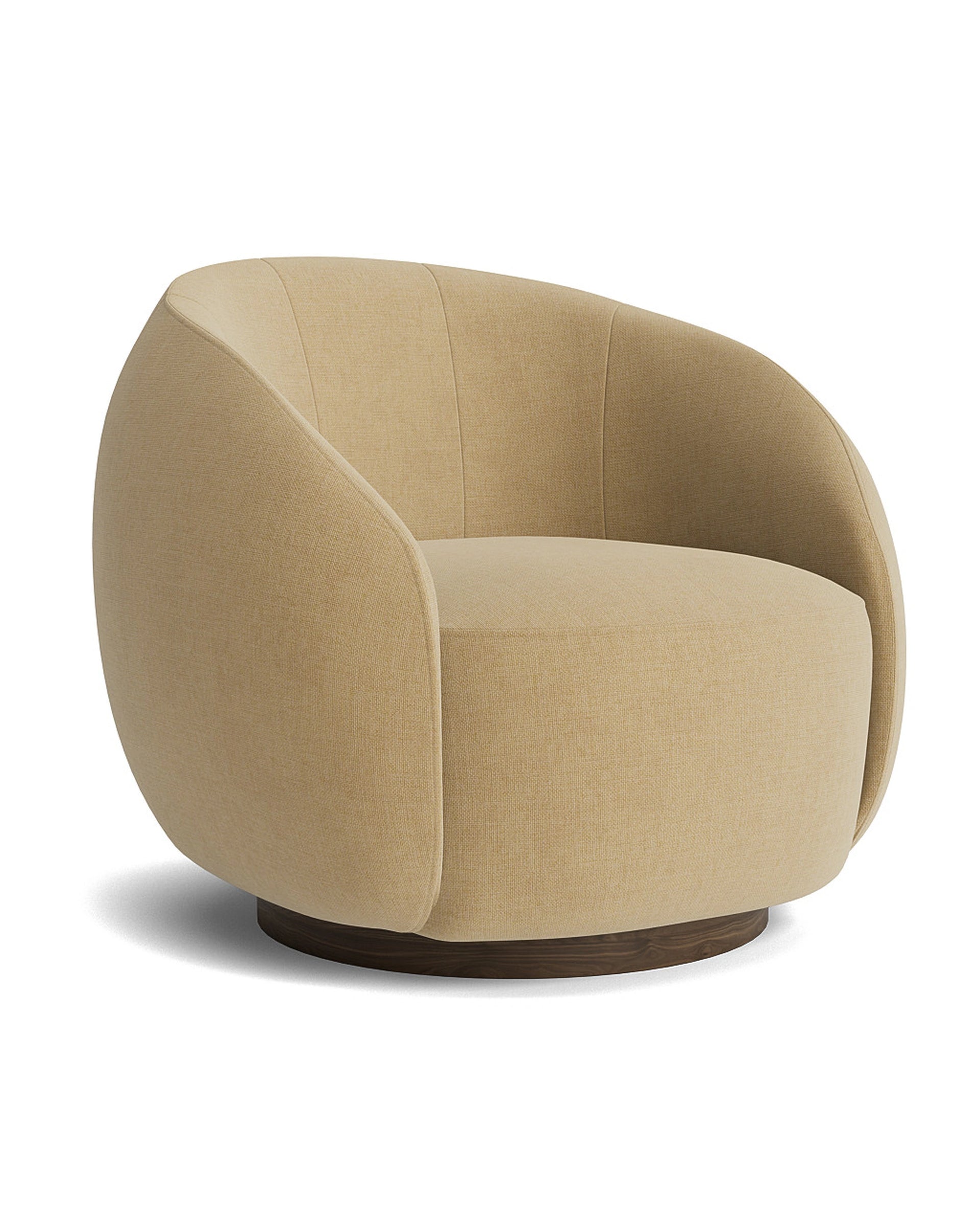 Lark Swivel Armchair - Silas Honey