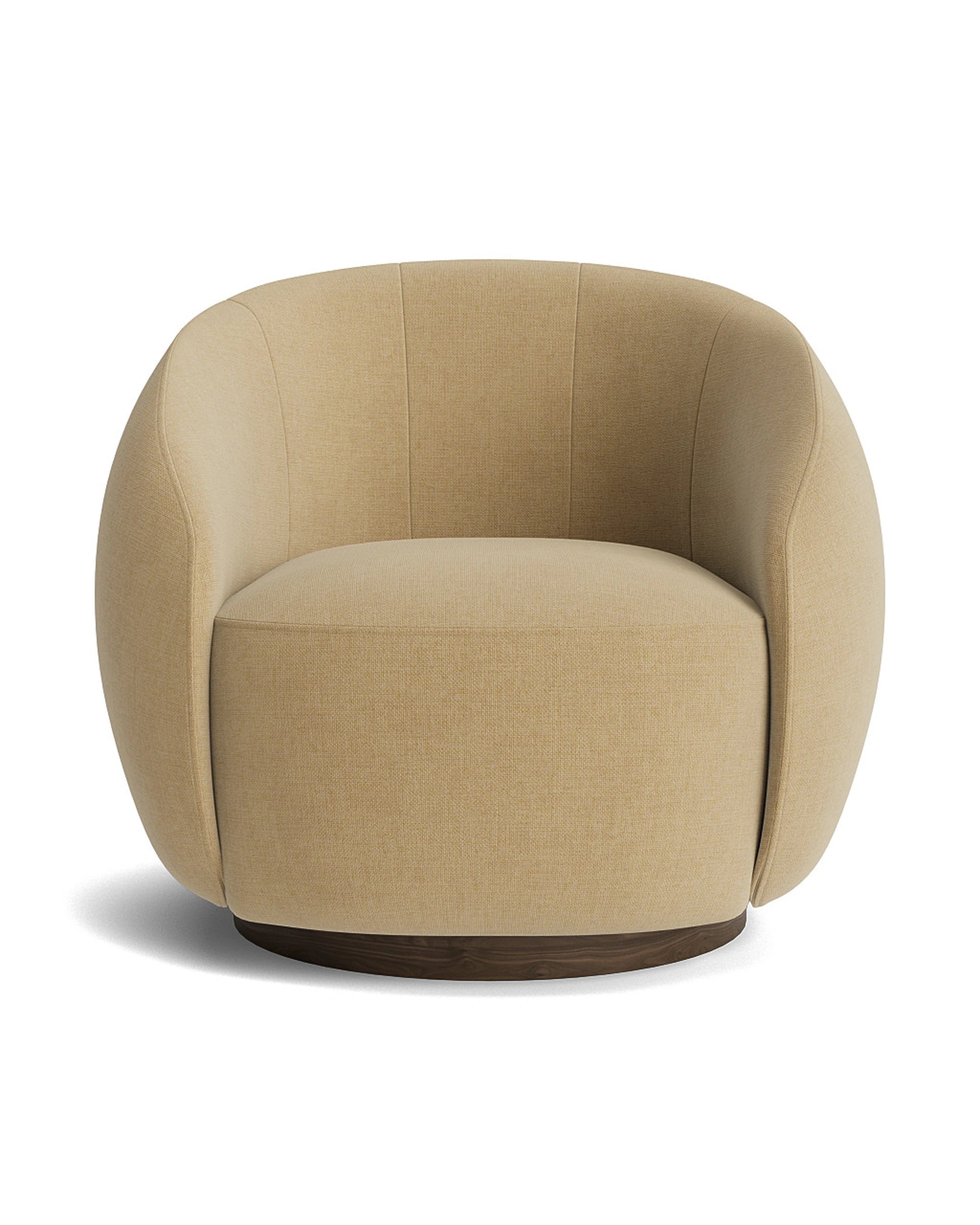 Lark Swivel Armchair - Silas Honey