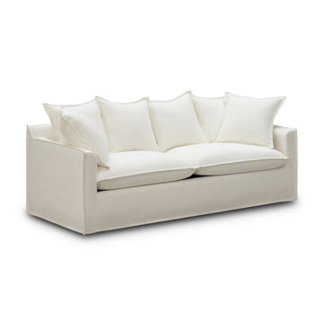 Juno Slipcover 3 Seater Sofa Bed - Luna Ivory