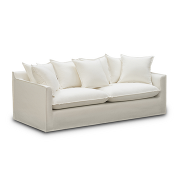 Juno Slipcover 3 Seater Sofa - Luna Ivory