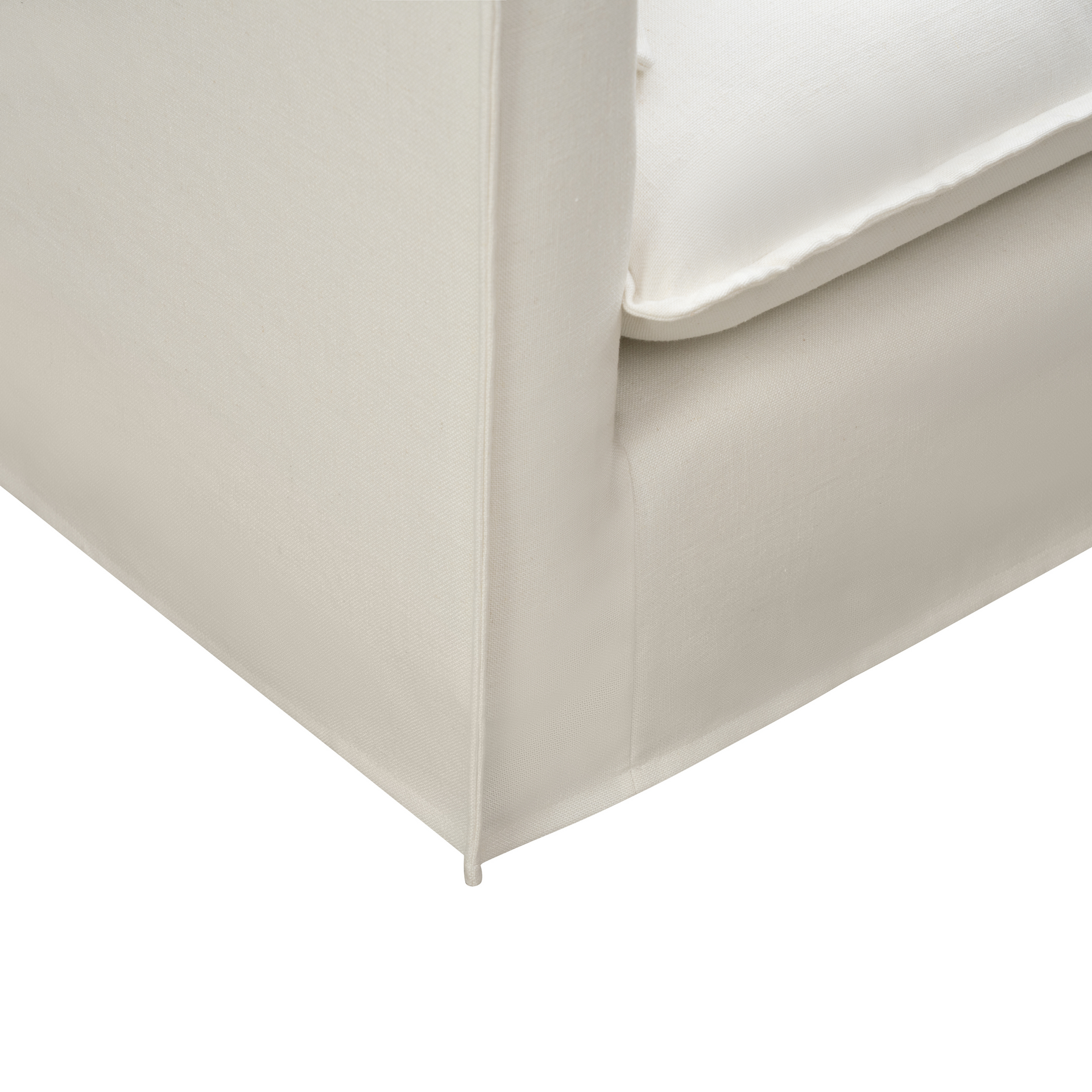 Juno Slipcover 3 Seater Sofa - Luna Ivory