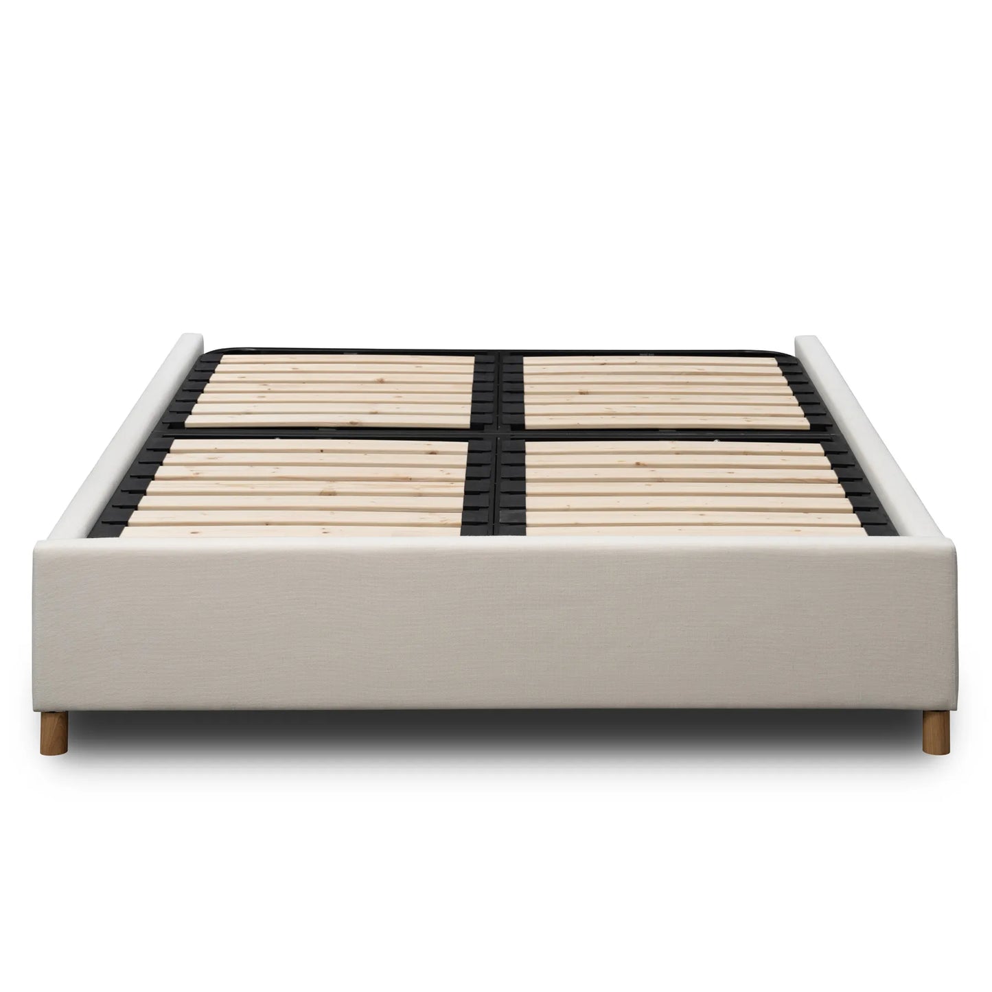 Aiden Queen Gaslift Bed Base - Luna Ivory