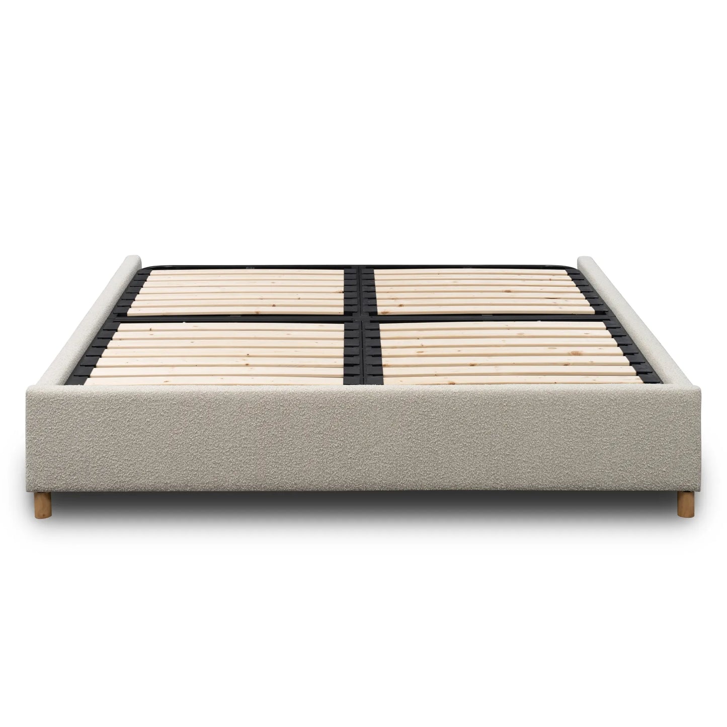 Aiden King Gaslift Bed Base - Copenhagen Grey